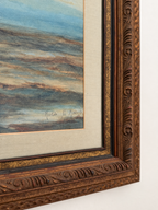 Mid-Century Maritime Framed Watercolor