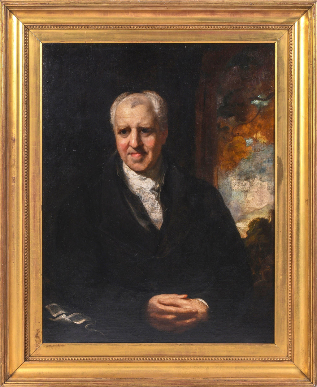 Antique Portrait of Reverend George Crabbe