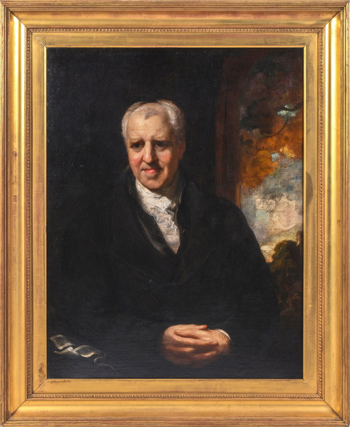 Antique Portrait of Reverend George Crabbe