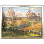 Countryside Scene, Oil on Canvas