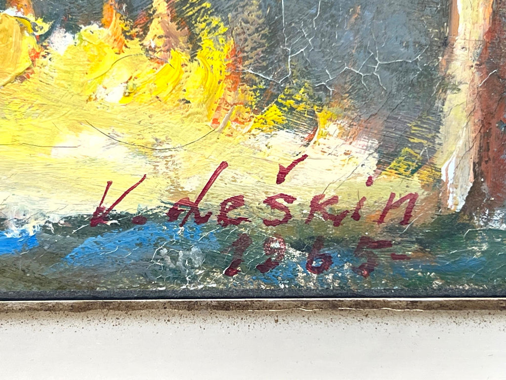 Countryside Scene, Oil on Canvas