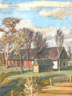 Countryside Scene, Oil on Canvas