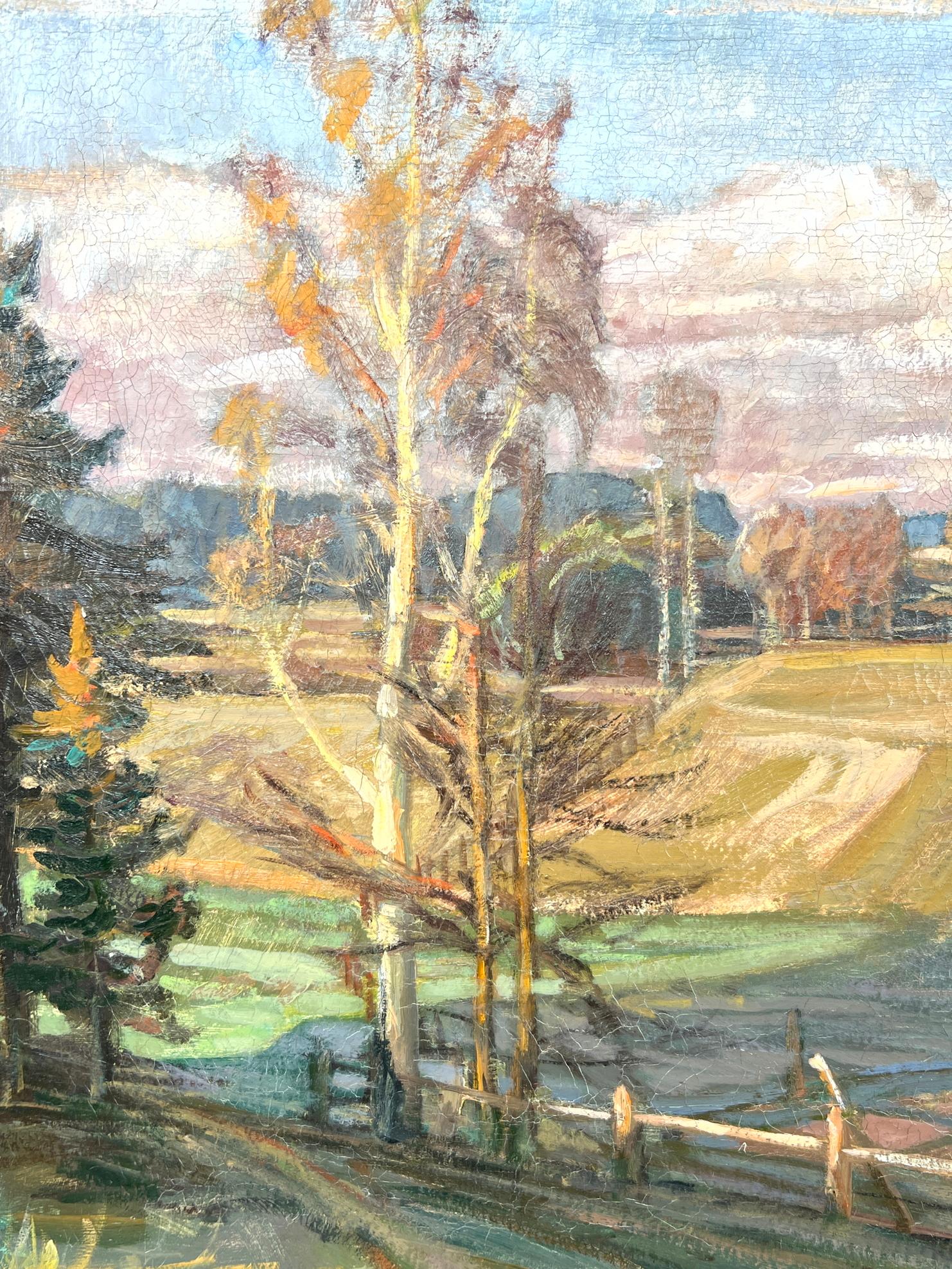 Countryside Scene, Oil on Canvas