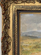 T Mackay Horse & Rider Oil on Canvas