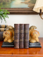 Pair of Borghese Helmet Bookends