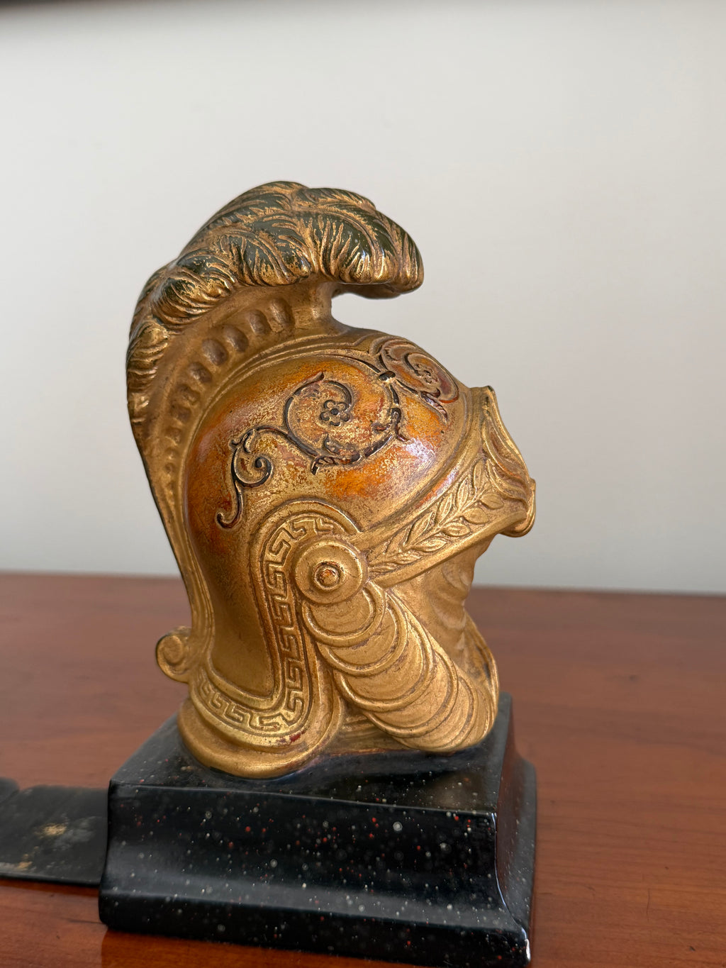 Pair of Borghese Helmet Bookends