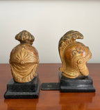 Pair of Borghese Helmet Bookends