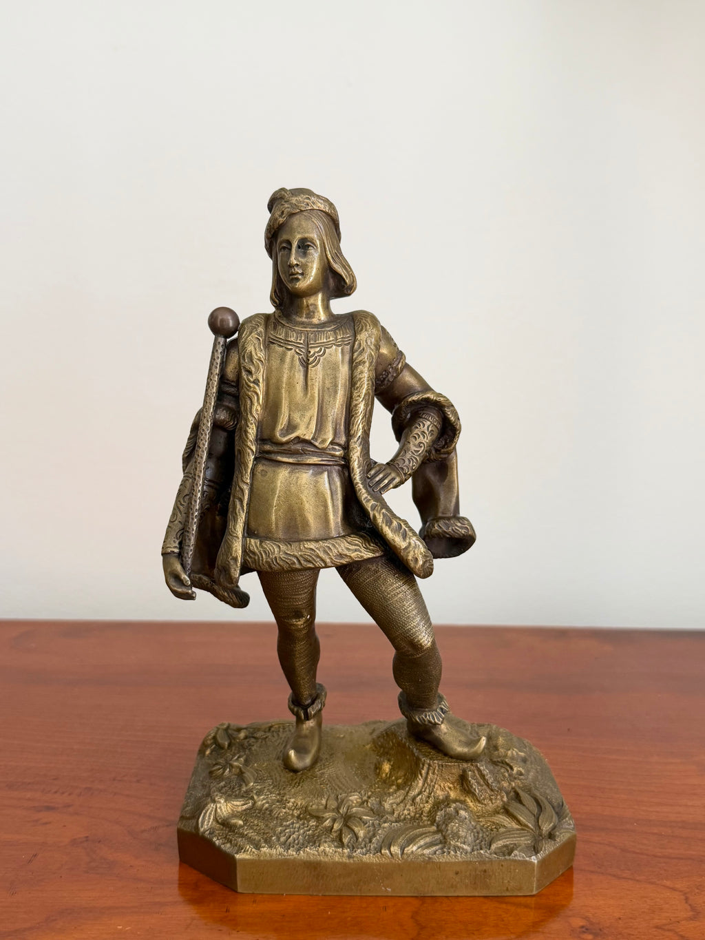 Late 19th Century Gilt Bronze Figure