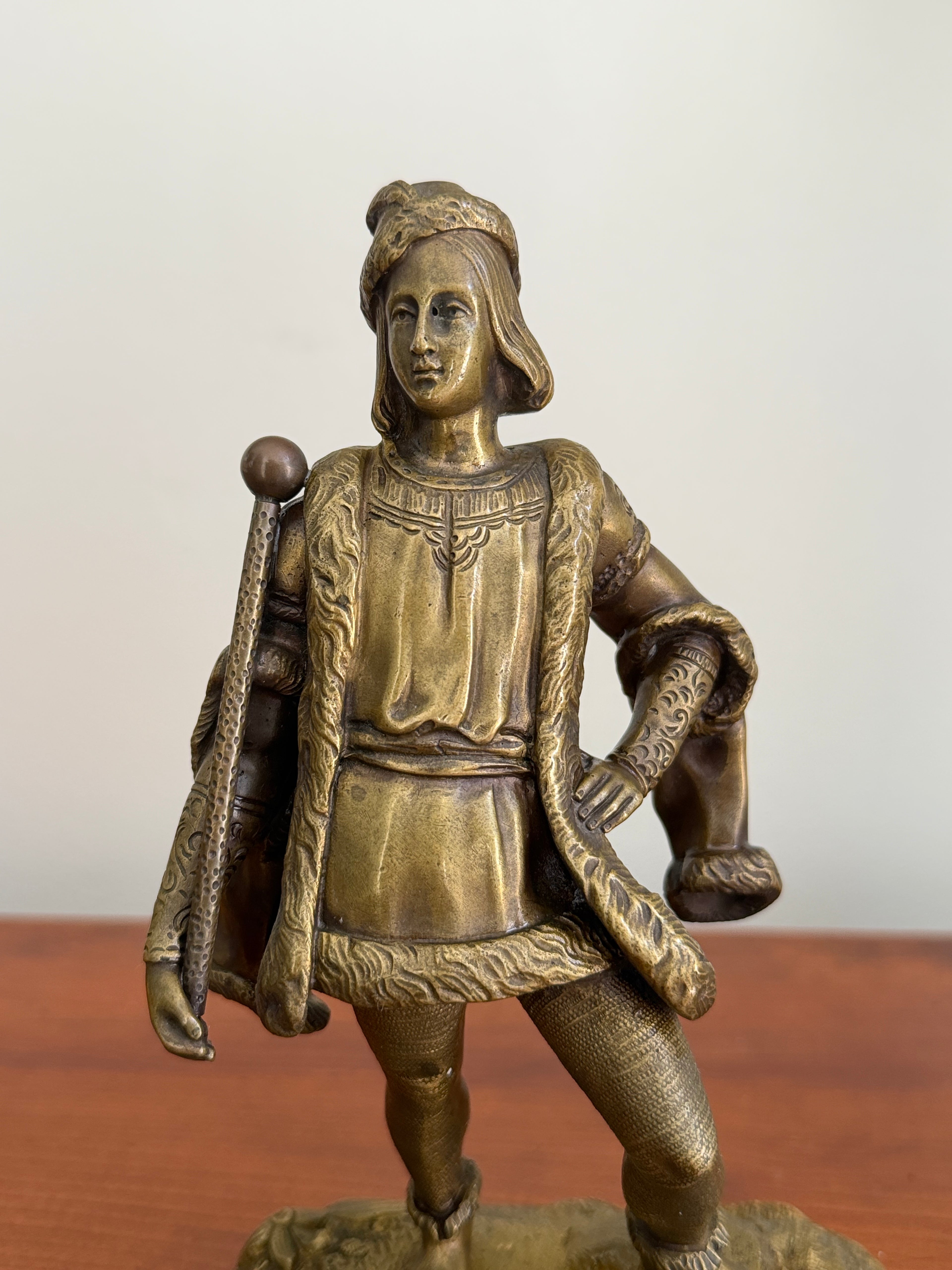 Late 19th Century Gilt Bronze Figure