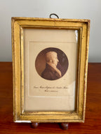 Antique French Miniature Portrait Louis Marie Rapine de Sainte-Marie
