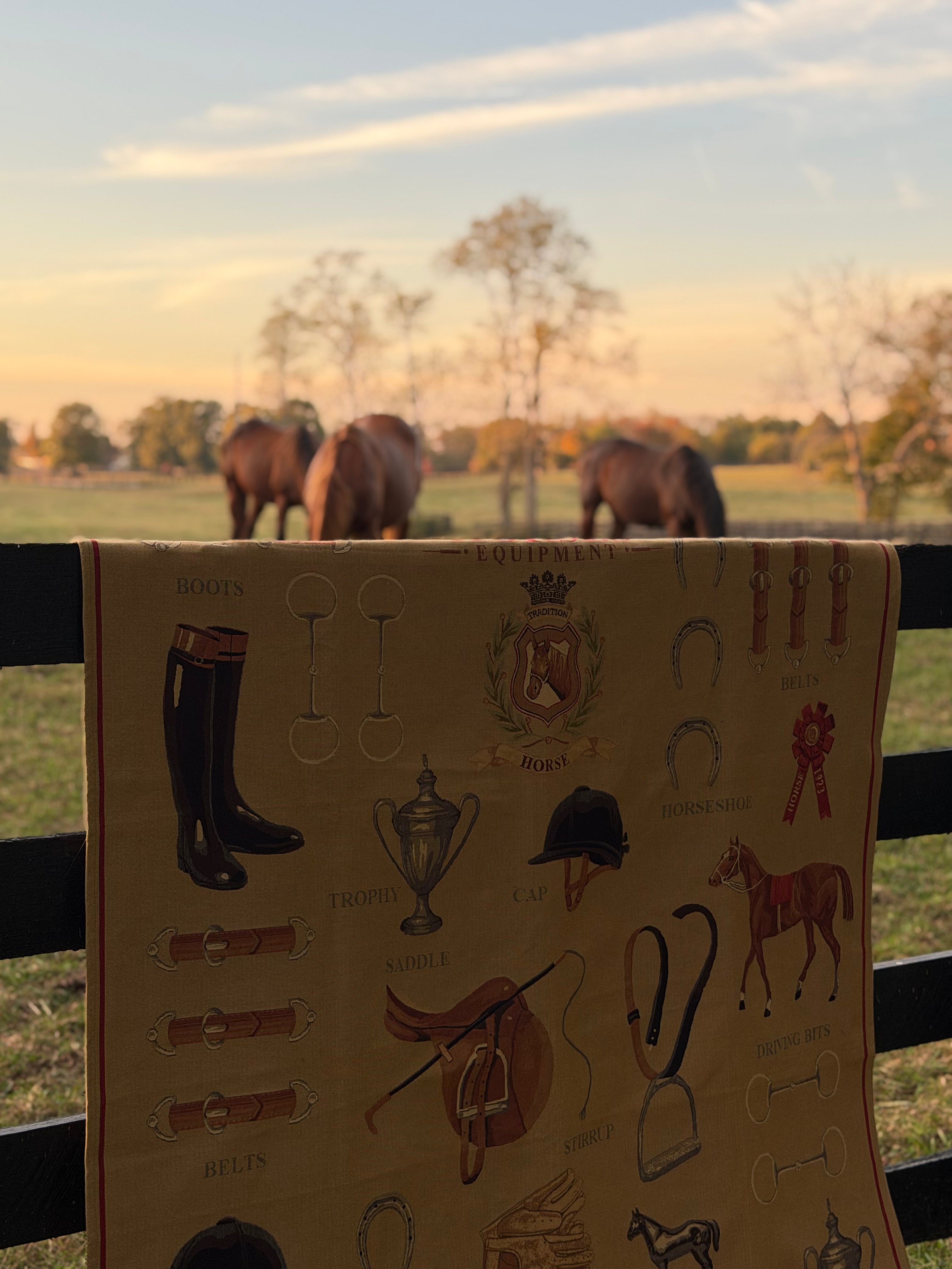 Horse Equipment Tapestry