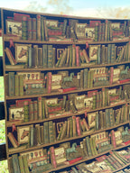 Equestrian Library Wall Tapestry