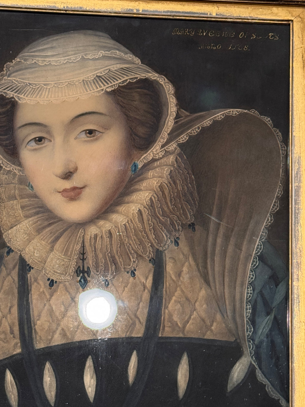 Mary Queen of Scots Gouache